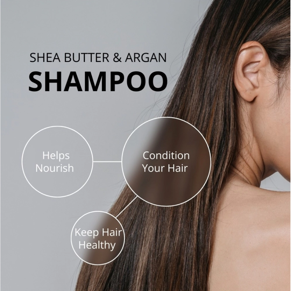 Unisex Protein Shea Butter Shampoo (350 ML) - Image 2