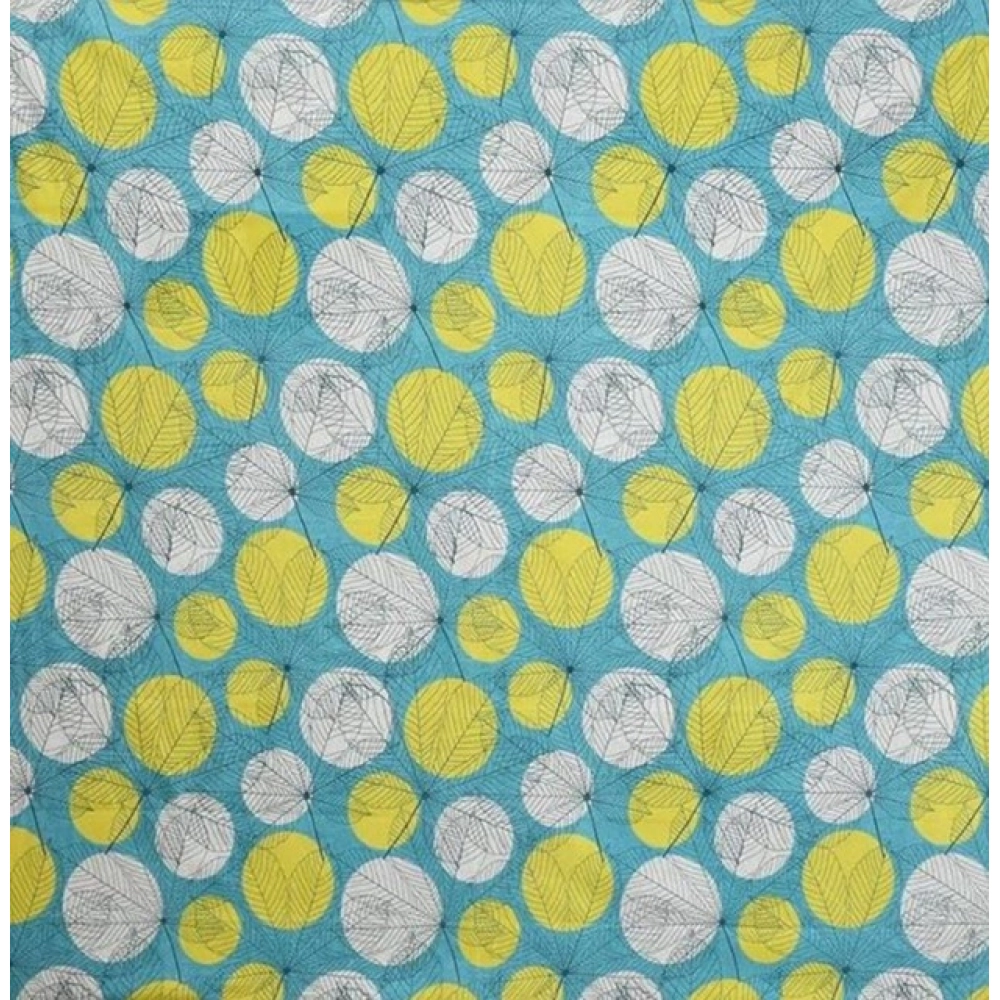 Microfiber Floral Printed Single Bedsheet with 1 Pillow Cover (Green) - Image 2