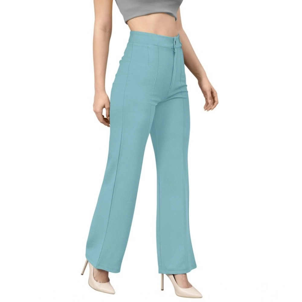 Women's Polyester Cow Pattern Pant (Pista) - Image 4