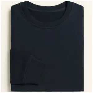Men's Cotton Spray Dyeing T-shirt (Black)