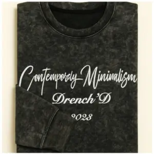 Men's Cotton Acid wash T-shirt (Grey)