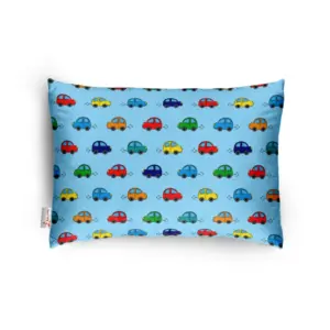 Soft Plush Printed Baby Infant Pillow for Kids Age 1 To 5 Years (Sky Blue)