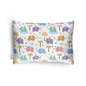 Soft Plush Printed Baby Infant Pillow for Kids Age 1 To 5 Years (Multicolor)