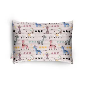 Soft Plush Printed Baby Infant Pillow for Kids Age 1 To 5 Years (Multicolor)