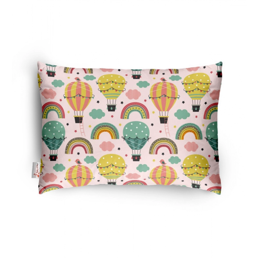 Soft Plush Printed Baby Infant Pillow for Kids Age 1 To 5 Years (Multicolor)