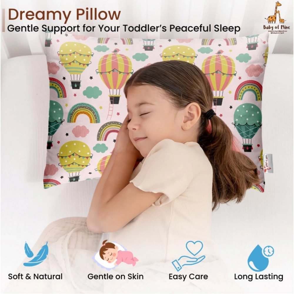 Soft Plush Printed Baby Infant Pillow for Kids Age 1 To 5 Years (Multicolor) - Image 3