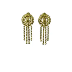 Women's Pack of_2 Brass Gold-Plated Earrings (Gold)