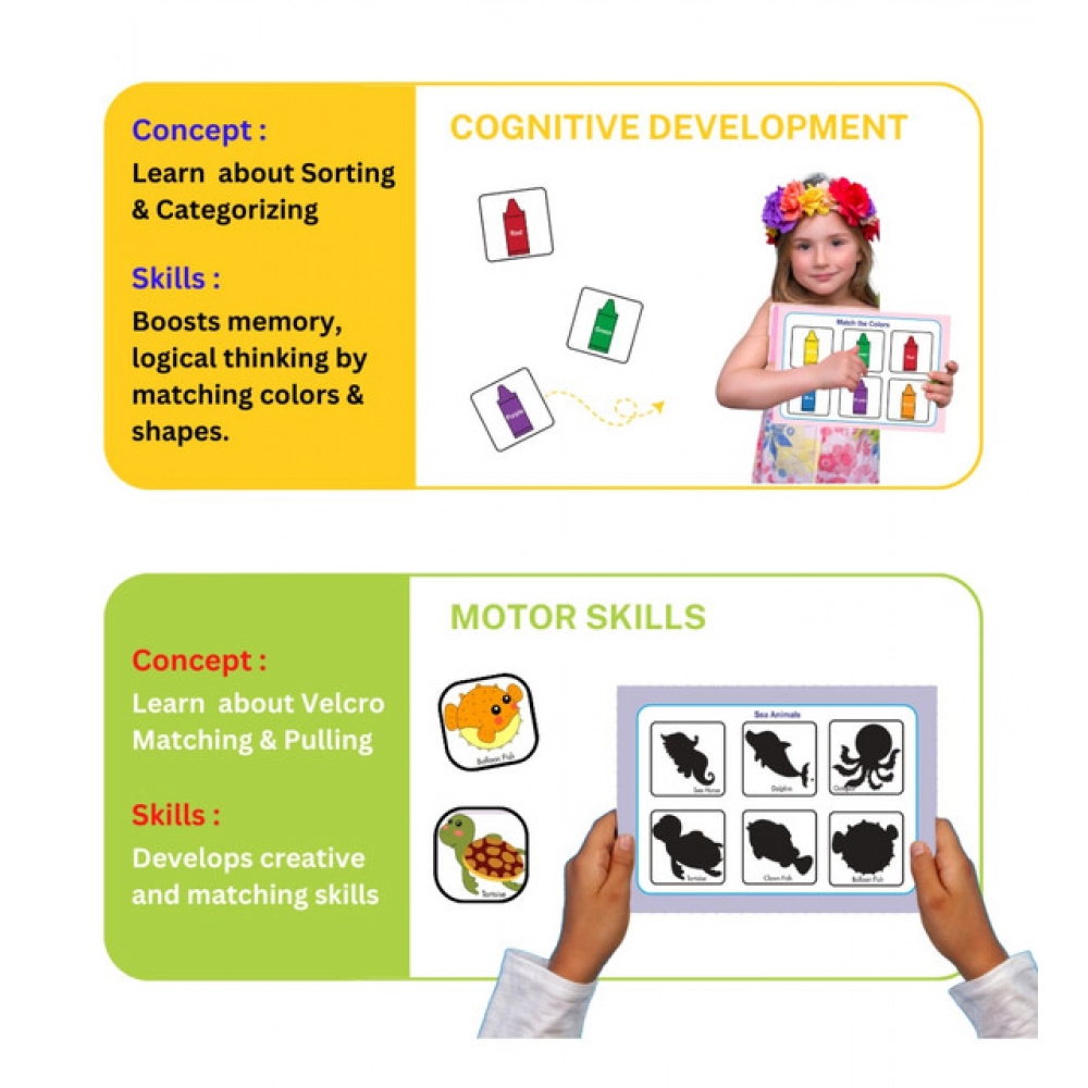 Mini Busy Book – Early Learning Activity Book for Kids (2–4 Years, Multicolor) - Image 6