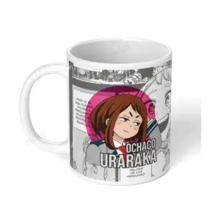 Anime Ochaco Uraraka Ceramic Printed Coffee Mug (White)